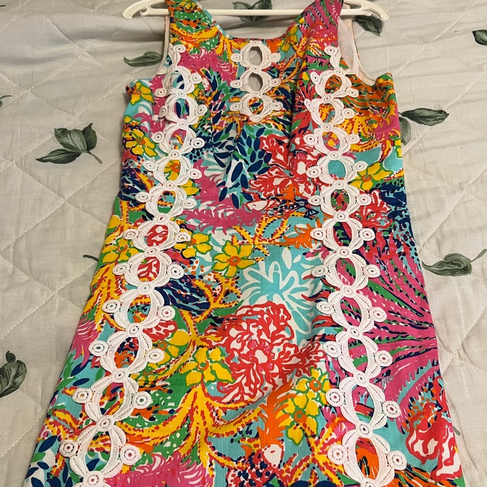 Lilly Pulitzer Ember Shift Dress - Fishing for compliments never worn NWOT